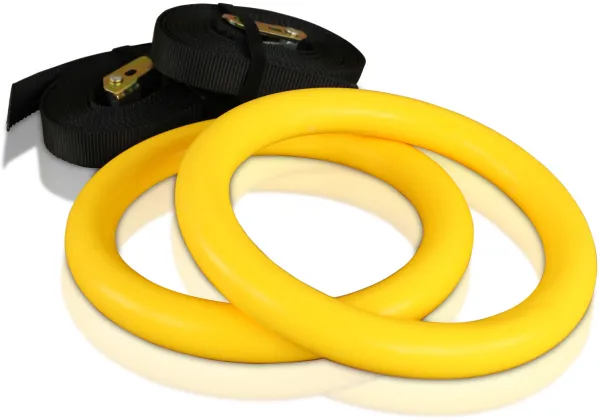 Odin Crossfit ABS Gymnastikkringer Plast - Gul